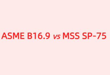 ASME B16.9 vs MSS SP-75